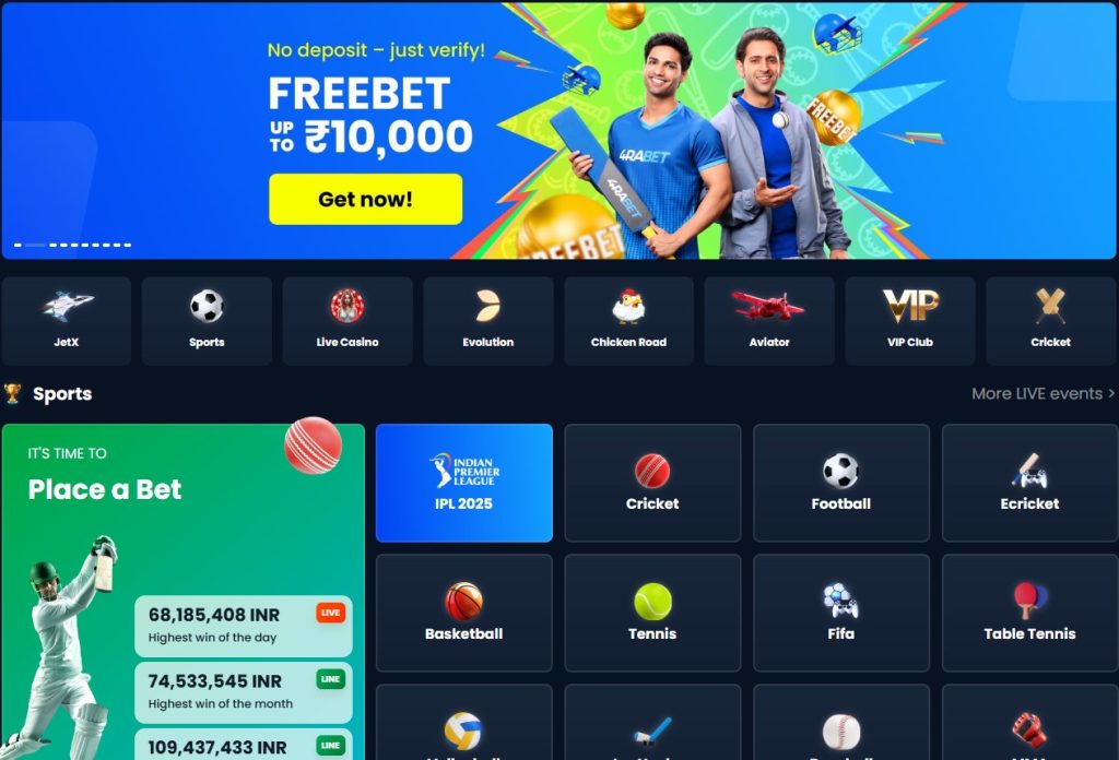 4rabet casino website